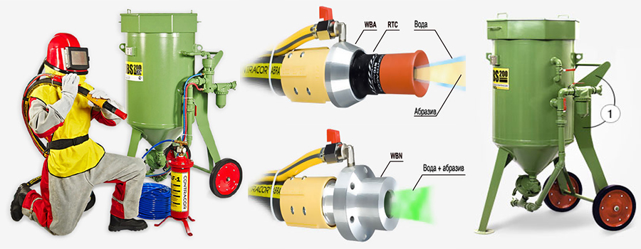 Аппарат пескоструйный DBS-100